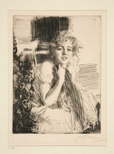 Emma Rasmussen da Anders Leonard Zorn