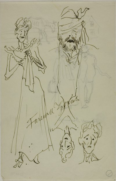 Addio Zorns (recto); addio Deerings (verso) da Anders Zorn