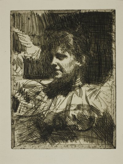 Gerda Hagborg I ("Pour plaire") da Anders Leonard Zorn