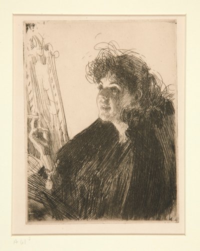 Ragazza con sigaretta I da Anders Leonard Zorn