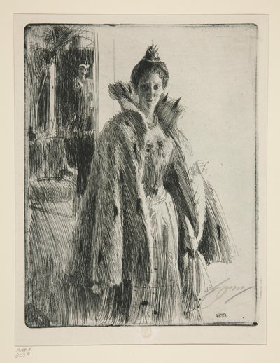 Principessa Ingeborg di Svezia II da Anders Leonard Zorn