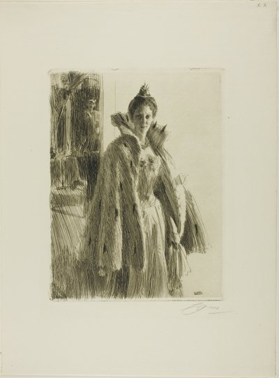 S.A.R. Principessa Ingeborg di Svezia II da Anders Leonard Zorn