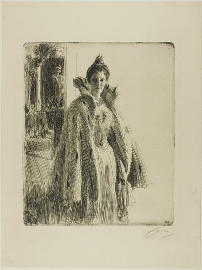 S.A.R. Principessa Ingeborg di Svezia II da Anders Leonard Zorn