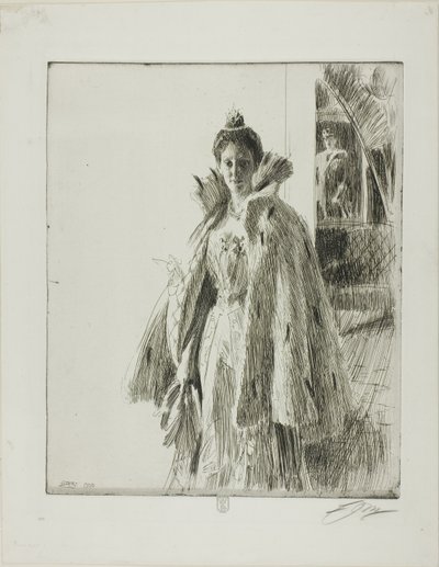 S.A.R. Principessa Ingeborg di Svezia I da Anders Leonard Zorn