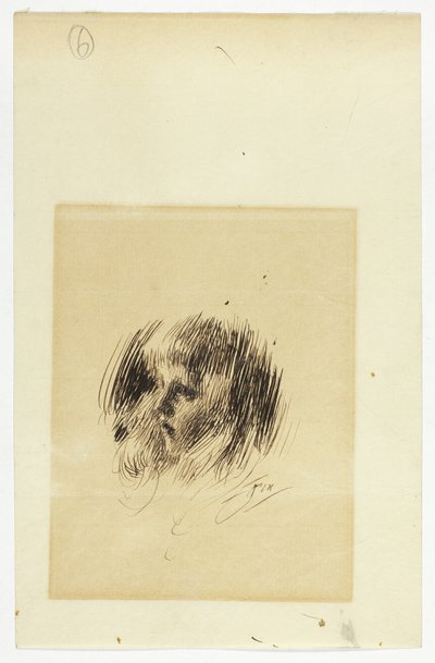 Testa di ragazza da Anders Zorn
