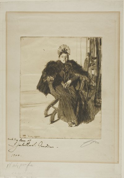 Isabella Gardener da Anders Leonard Zorn