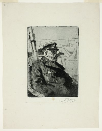 Re Oscar II (Seconda tavola) da Anders Leonard Zorn
