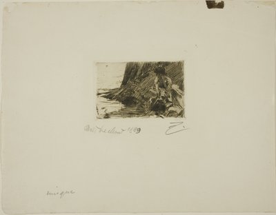 La piccola bagnante da Anders Leonard Zorn