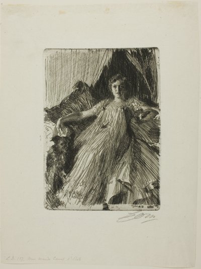 Maud Cassel (Mrs. Ashley) da Anders Leonard Zorn