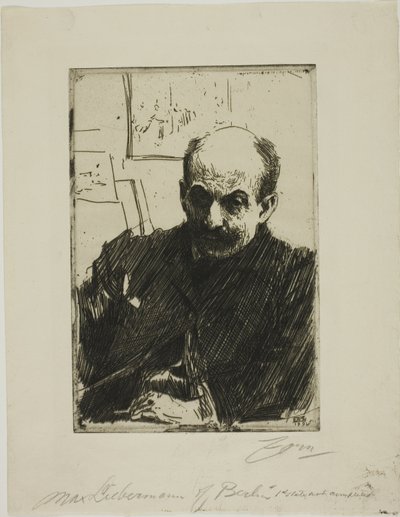 Max Liebermann da Anders Leonard Zorn