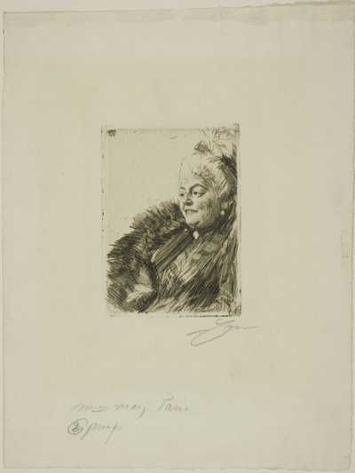 Mme Georges May II da Anders Leonard Zorn