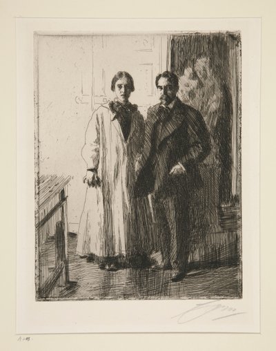 Il signor e la signora Atherton Curtis da Anders Leonard Zorn