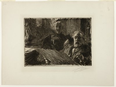 Il signor e la signora Fürstenberg da Anders Leonard Zorn