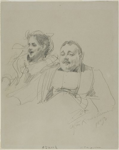 Il signor e la signora Raymond Johnson da Anders Leonard Zorn