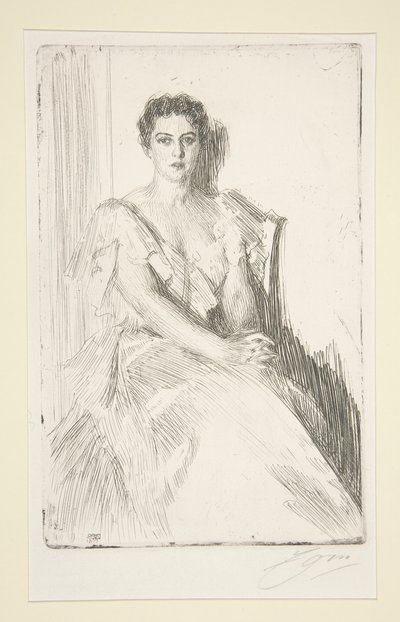 Signora Cleveland da Anders Leonard Zorn