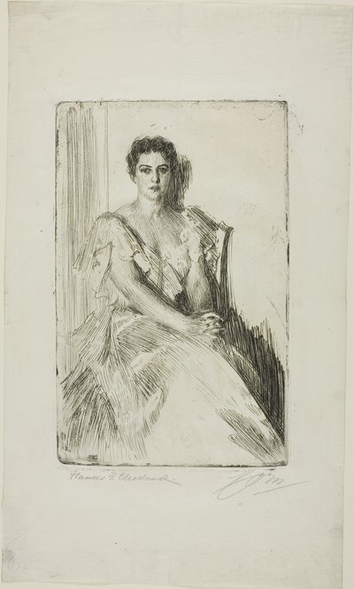 Signora Cleveland II da Anders Leonard Zorn