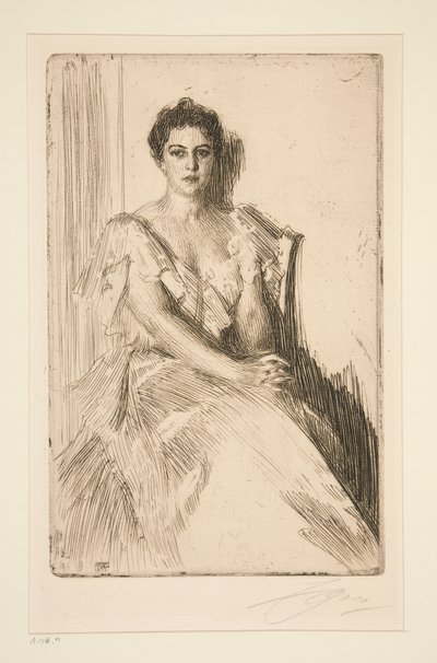 Mrs. Grover Cleveland II da Anders Leonard Zorn