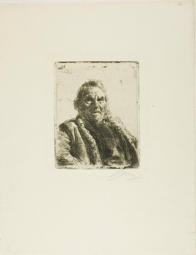 Vecchio Soldato ("Prinsen") da Anders Leonard Zorn