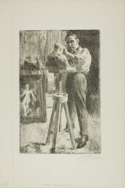 Principe Paul Troubetzkoy I (Intera figura) da Anders Leonard Zorn