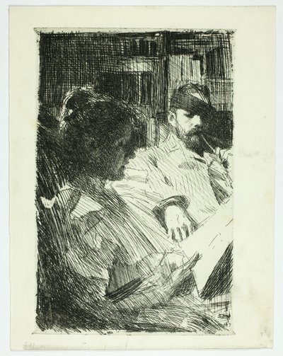 Lettura (Mr. e Mrs. Ch. Deering) da Anders Leonard Zorn