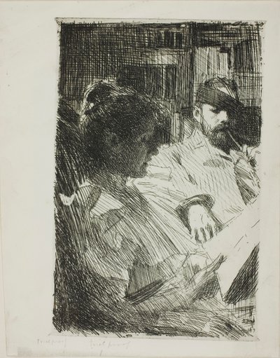 Lettura (Mr. e Mrs. Ch. Deering) da Anders Zorn