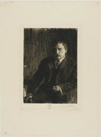 Autoritratto 1904 I da Anders Leonard Zorn