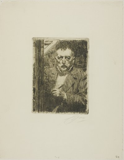 Autoritratto 1911 da Anders Leonard Zorn