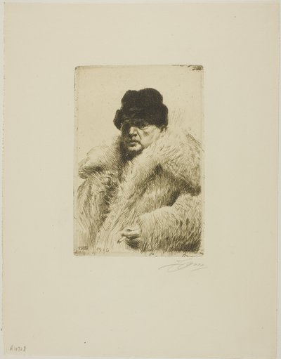Autoritratto 1916 da Anders Leonard Zorn