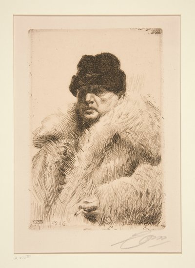 Autoritratto 1916 da Anders Leonard Zorn