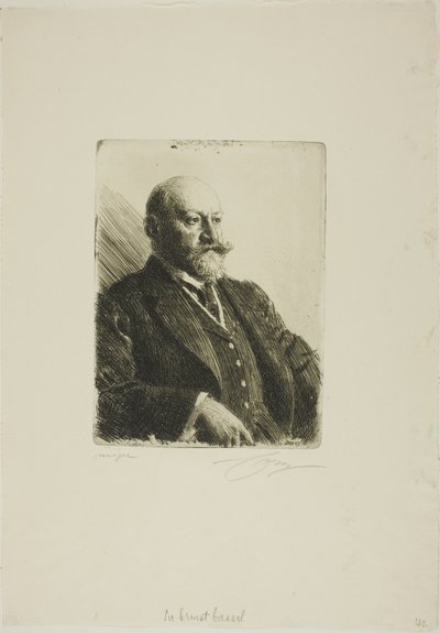 Sir Ernest Cassel da Anders Leonard Zorn