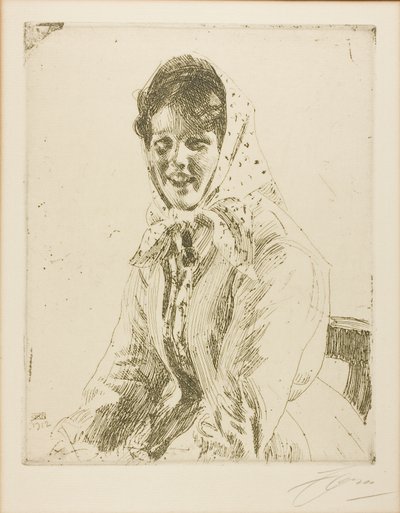 Skerikulla (Una ragazza Skeri) da Anders Leonard Zorn