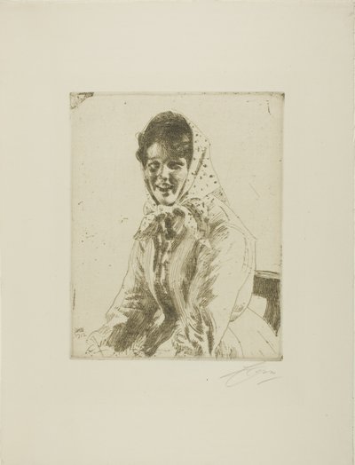 Skerikulla (Una Ragazza Skeri) da Anders Leonard Zorn