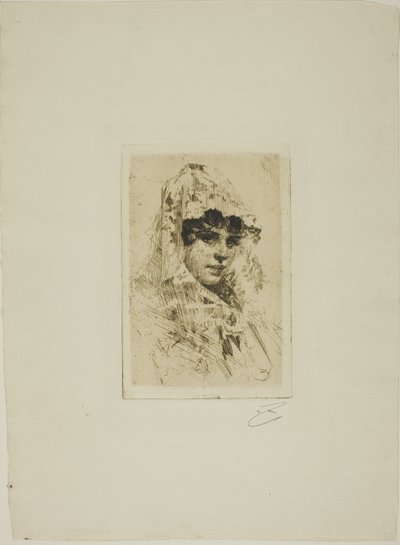 Donna spagnola da Anders Leonard Zorn