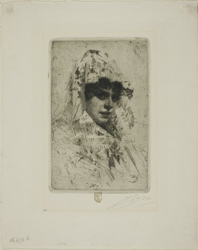 Donna Spagnola da Anders Leonard Zorn