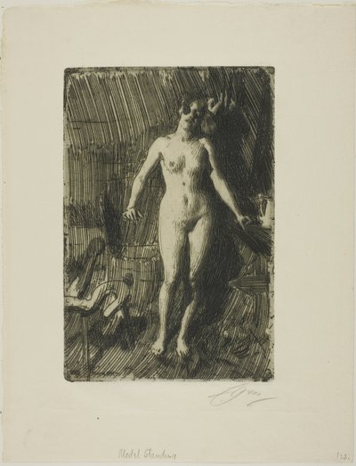 Modello in Piedi da Anders Leonard Zorn