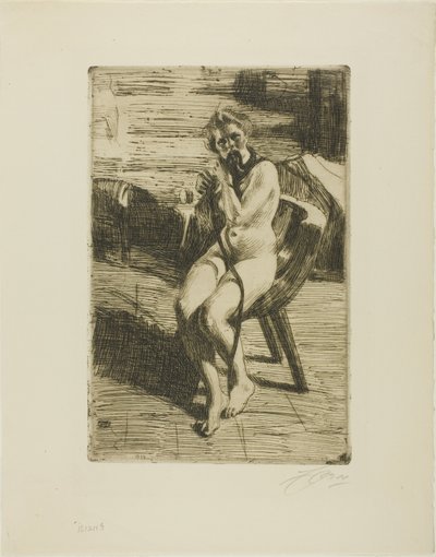 Il nastro per capelli da Anders Leonard Zorn