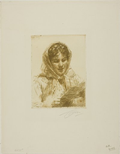 La lettera da Anders Leonard Zorn