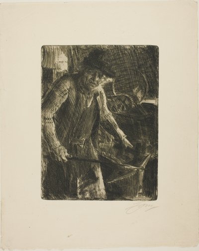 Il maestro fabbro da Anders Leonard Zorn