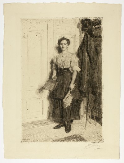 La nuova cameriera da Anders Leonard Zorn