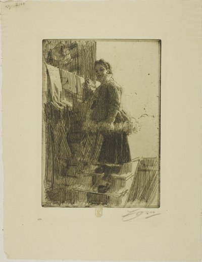 Il magazzino da Anders Leonard Zorn