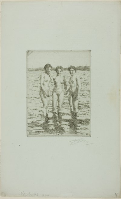 Le Tre Grazie da Anders Leonard Zorn