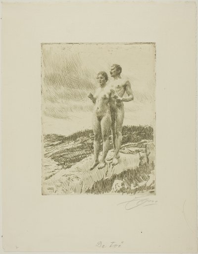 I due da Anders Leonard Zorn