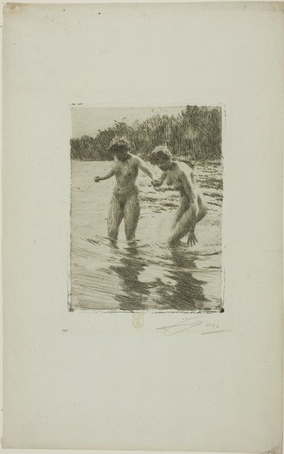Due bagnanti da Anders Leonard Zorn