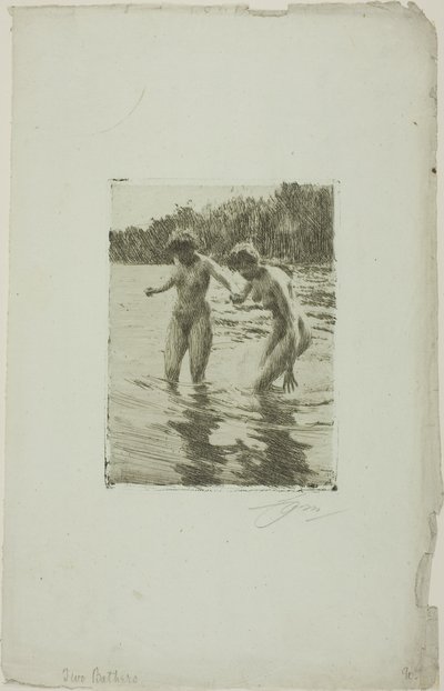 Due Bagnanti da Anders Leonard Zorn