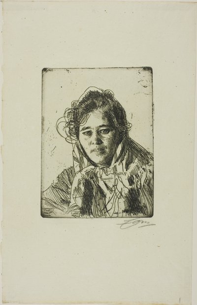 Ragazza di Mora (Anna di Kråkberg) da Anders Zorn