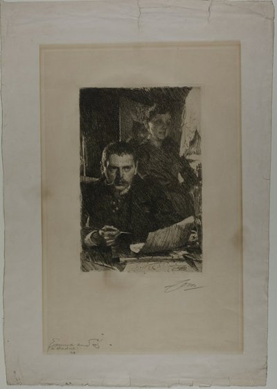 Zorn e Sua Moglie da Anders Leonard Zorn