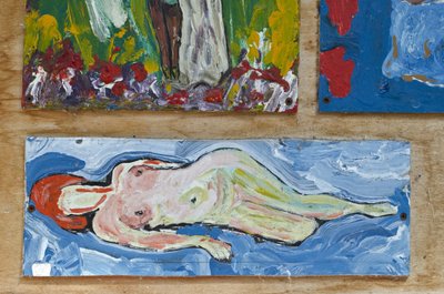 FEMMINA NUDA SDRAIATA da Ando Gilardi