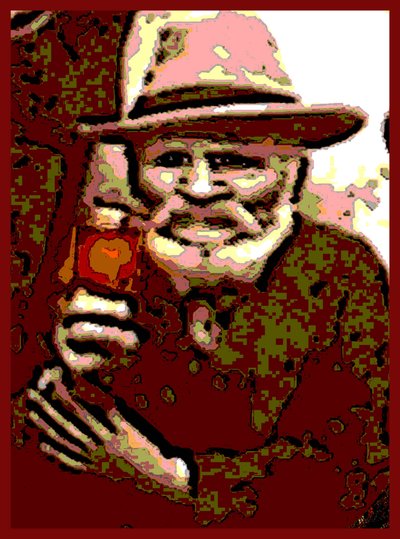 Brindisi alla vita passata, 2002 (pittura digitale) da Ando Gilardi