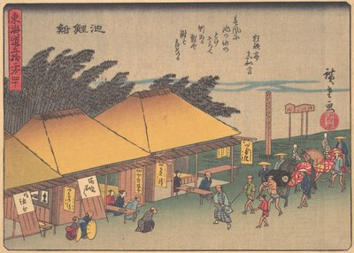 Chiryushuku, dalla serie Le cinquantatré stazioni della strada Tokaido, inizio XX secolo da Ando Hiroshige
