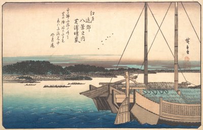 Tempo sereno a Shibaura da Ando Hiroshige